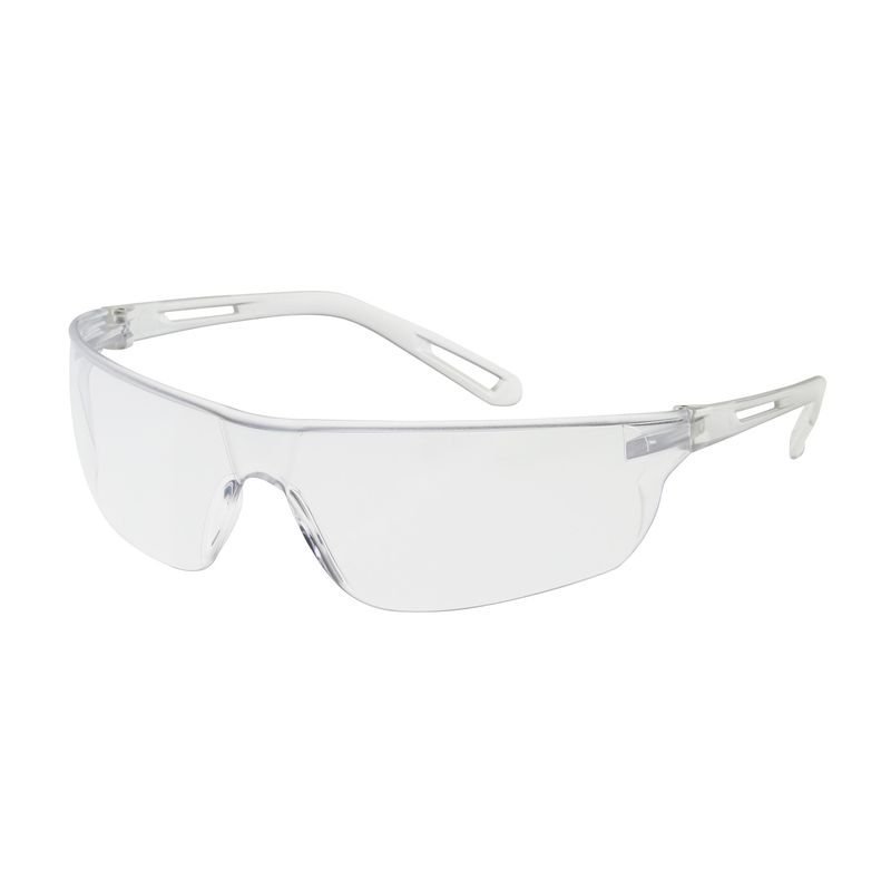 Zenon Z-Lyte Rimless Safety Glasses with Clear Temple, Clear Lens and Anti-Scratch Coating  (#250-09-0000)