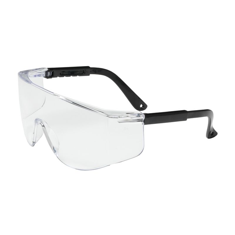 Zenon Z28 OTG Rimless Safety Glasses with Black Temple and Clear Lens  (#250-03-0080)
