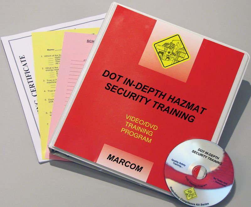 DOT In-Depth HAZMAT Security Training DVD Program (#V0003209EO)