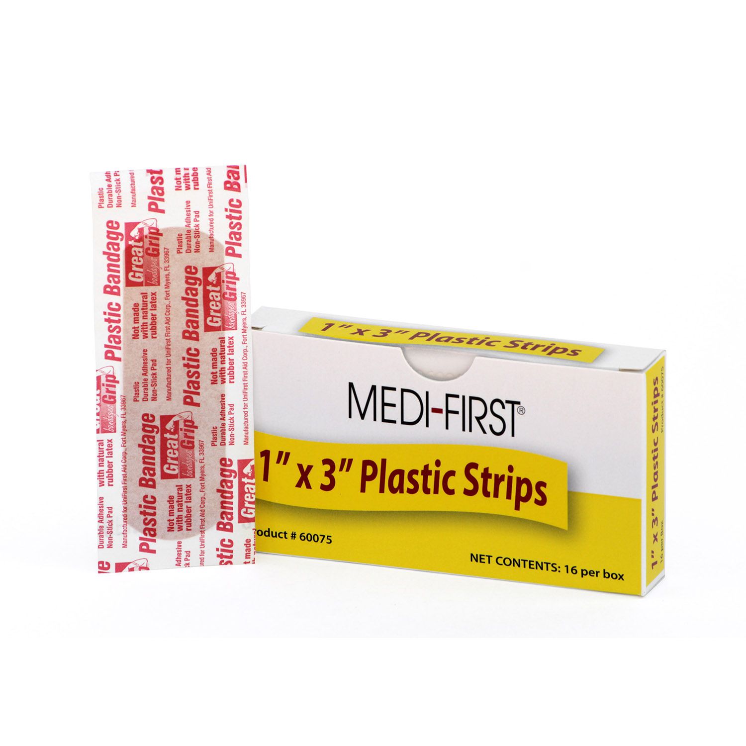Plastic Strip Bandage, 16/unit (#60075)