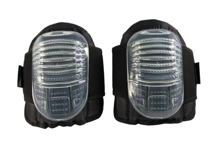 PIP Clear Flat Cap Gel Knee Pads  (#291-130)