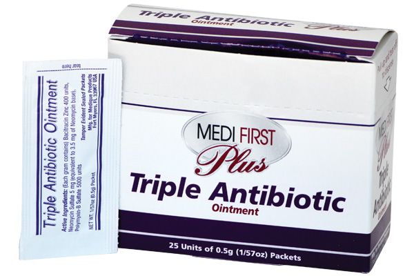 Triple Antibiotic Ointment, 25/bx (#P93473)