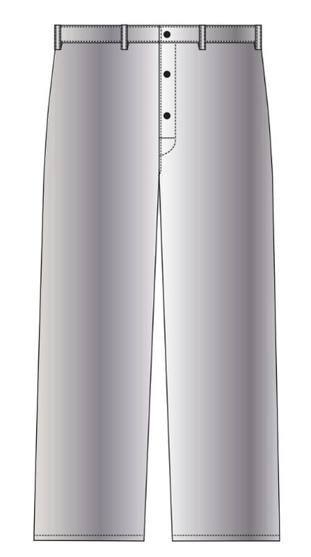 15oz. Aluminized Rayon Pants (#606-AR)