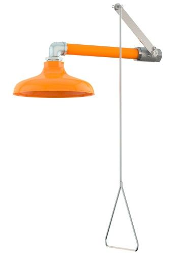 Guardian Emergency Shower, Horizontally Mounted, Plastic Shower Head (#G1643)