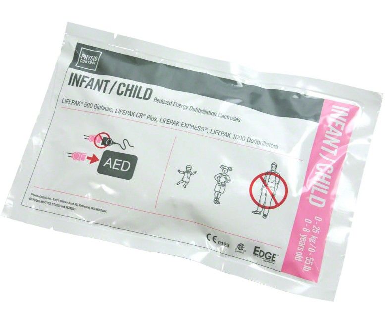 Replacement Infant/Child Reduced Energy Defibrillation Electrodes (#11101-000016)