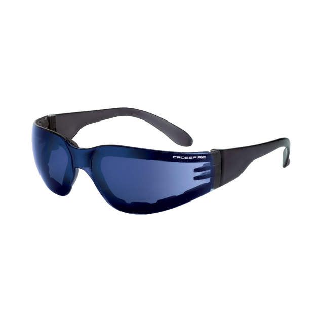 CrossFire Shield Foam Lined, blue mirror lens (#548)