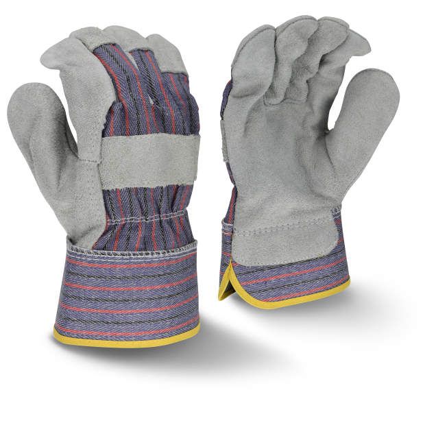 Radians Regular Shoulder Gray Split Cowhide Leather Glove (#RWG3200)