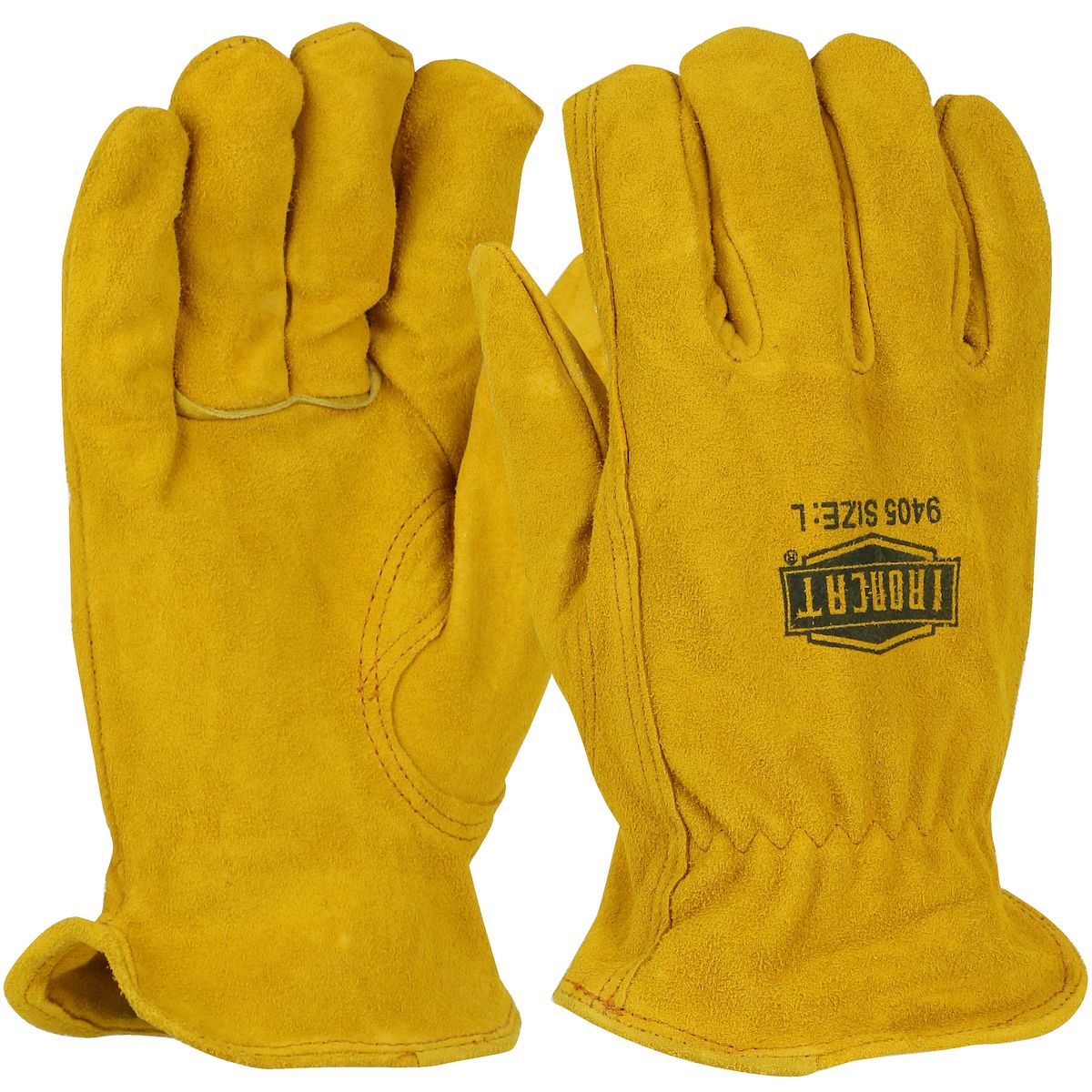 Ironcat® Premium Grade Split Cowhide Leather Drivers Glove - Keystone Thumb (#9405) Ironcat® Premium Grade Split Cowhide Leather Drivers Glove - Keystone Thumb (#9405)