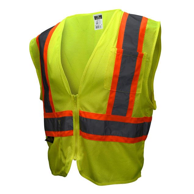 Economy Type R Class 2 Vest with Two-Tone Trim, Hi-VizGreen (#SV22-2ZGM) Economy Type R Class 2 Vest with Two-Tone Trim, Hi-VizGreen (#SV22-2ZGM)