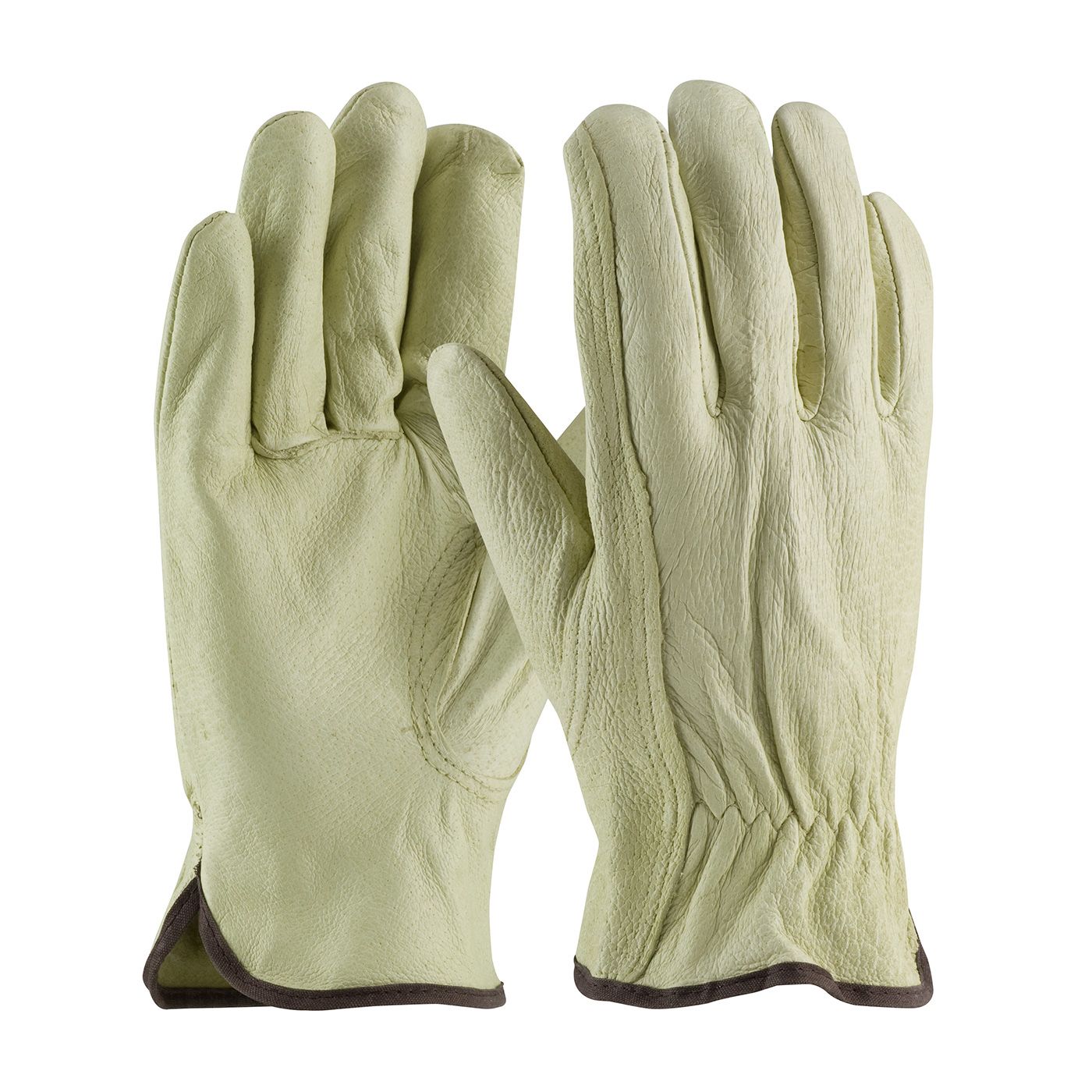 PIP Select Grade Top Grain Pigskin Leather Drivers Glove - Keystone Thumb  (#994K)