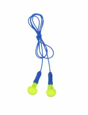3M E-A-R Push-Ins Earplugs, corded, 100/bx (#318-1001)