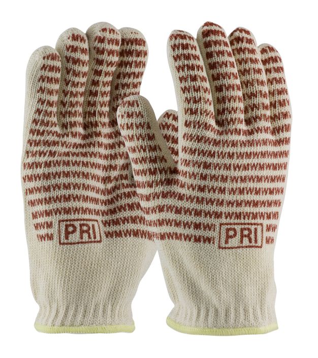 PIP Double-Layered Cotton Seamless Knit Hot Mill Glove with Double-Sided EverGrip Nitrile Coating - 24 oz  (#43-502)
