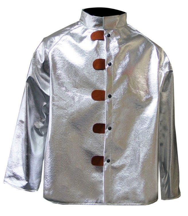 19oz. Aluminized Carbon Kevlar 30" Jacket (#600-ACK)