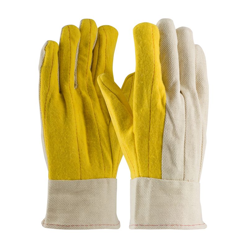 PIP Cotton Chore Glove with Double Layer Palm/Back and Nap-out Finish - Band Top  (#M18BT)