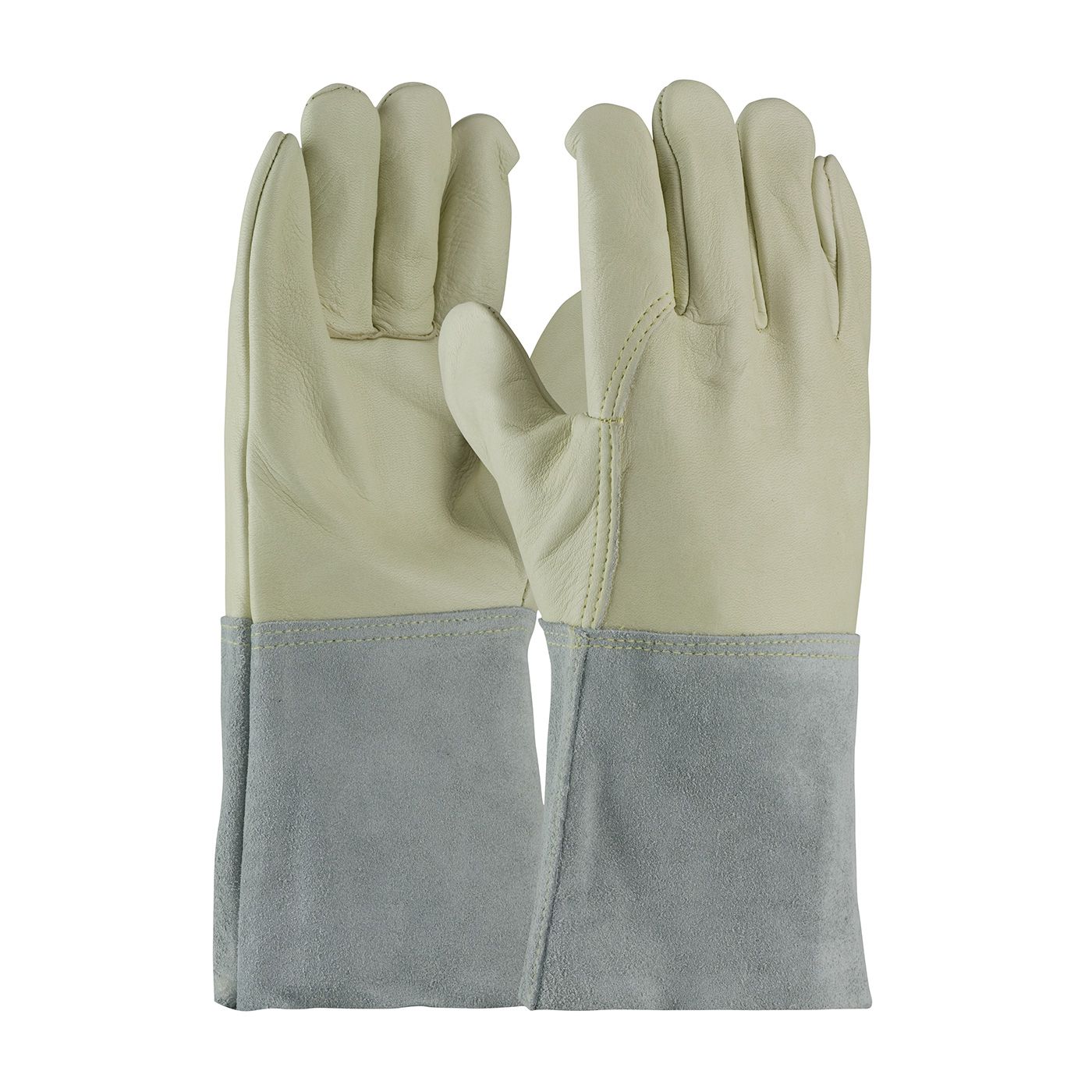PIP Top Grain Cowhide Leather Mig Tig Welder's Glove with Kevlar Stitching - Leather Gauntlet Cuff (#75-2026) PIP Top Grain Cowhide Leather Mig Tig Welder's Glove with Kevlar Stitching - Leather Gauntlet Cuff (#75-2026)