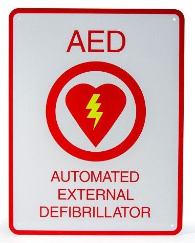 AED Sign (#8000-0825)