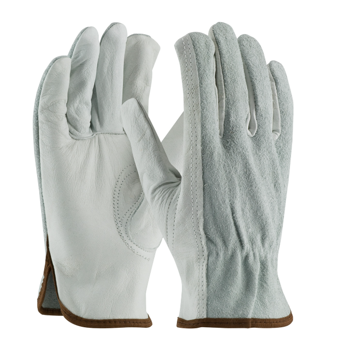 PIP Industry Grade Top Grain Drivers Glove with Shoulder Split Cowhide Leather Back - Keystone Thumb  (#68-160SB)