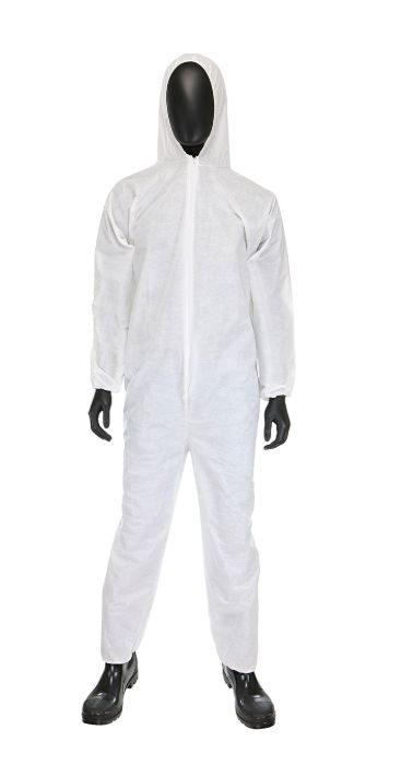 PIP® SMS Coverall with Hood Elastic Wrist & Ankle 42 gsm (#C3856) PIP® SMS Coverall with Hood Elastic Wrist & Ankle 42 gsm (#C3856)