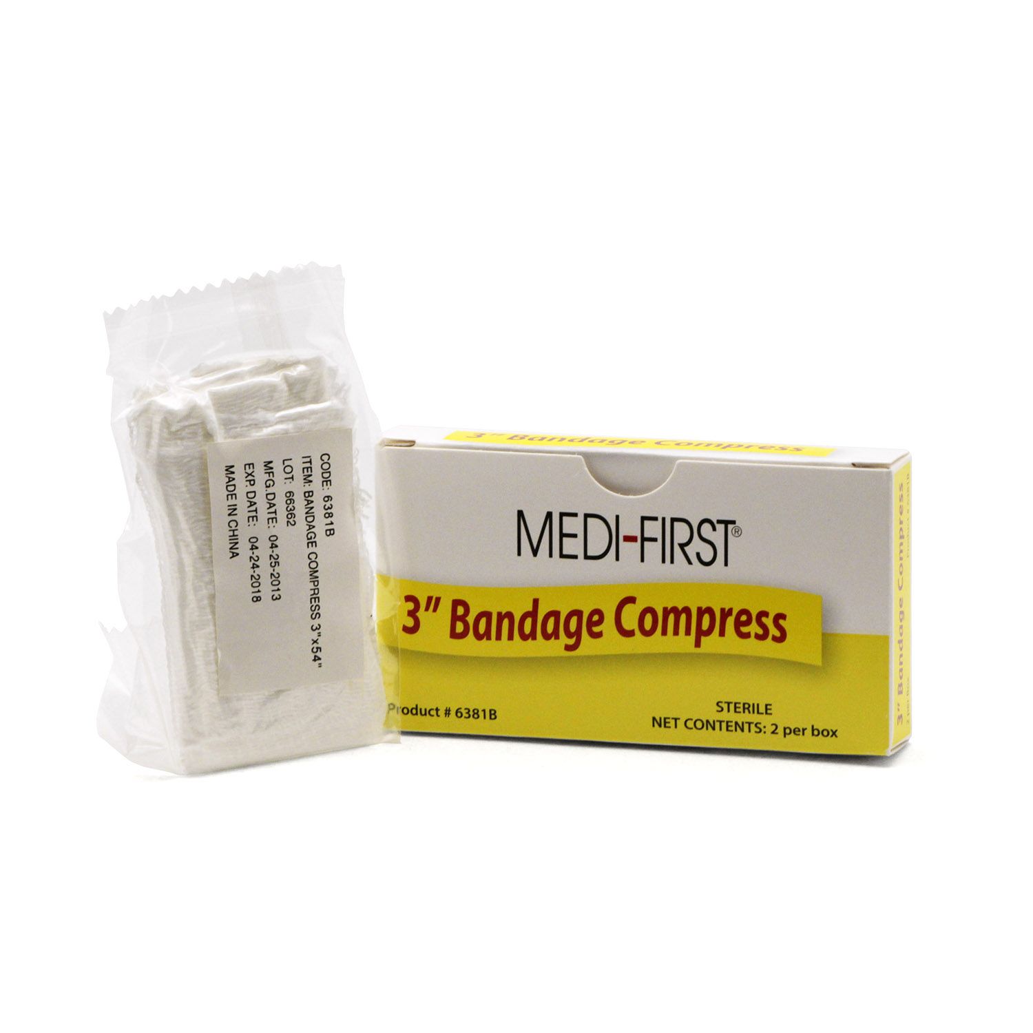 Bandage Compress, 3" (#6381B)