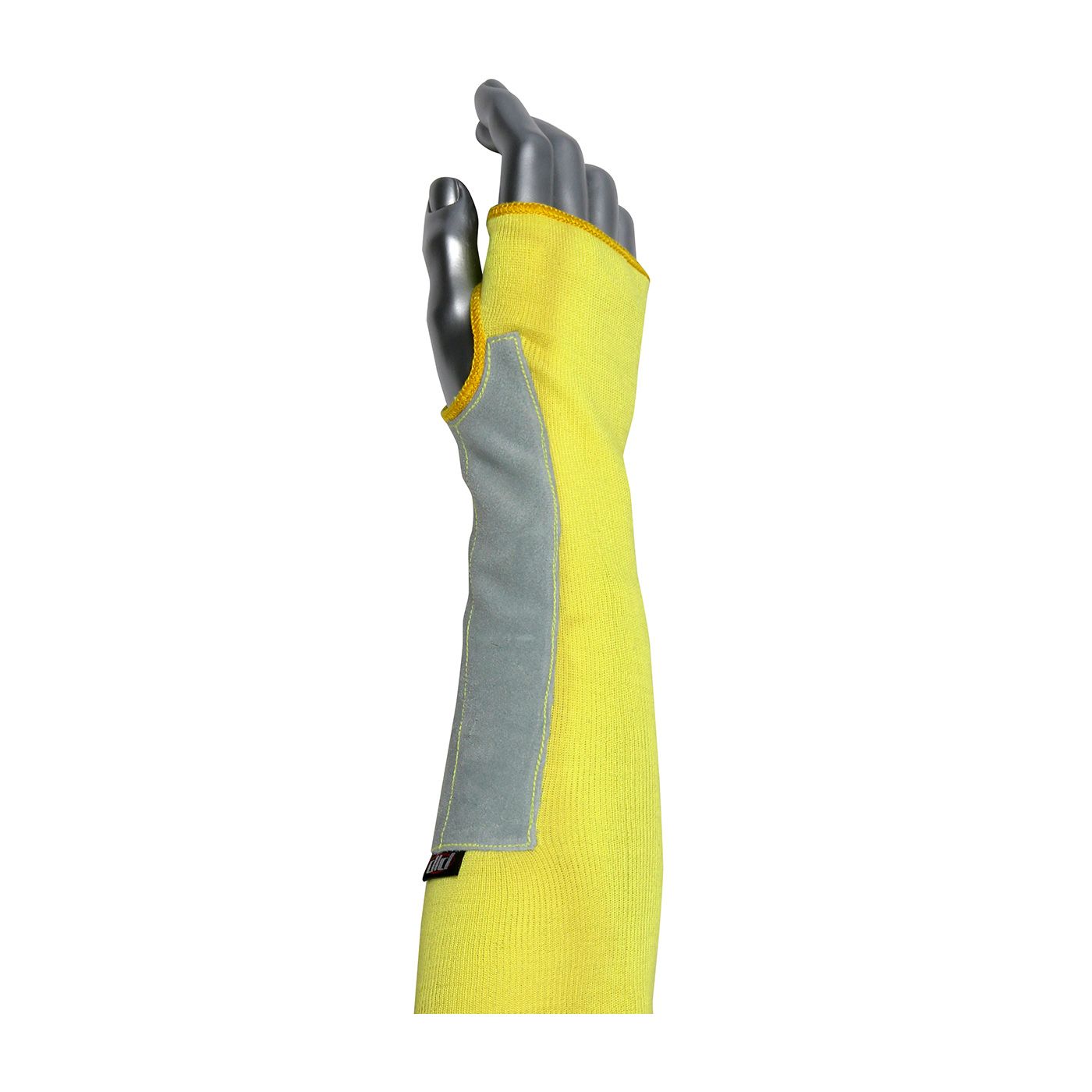 Kut Gard 2-Ply Kevlar Sleeve with Leather Patch  (#10-KSTOLP)