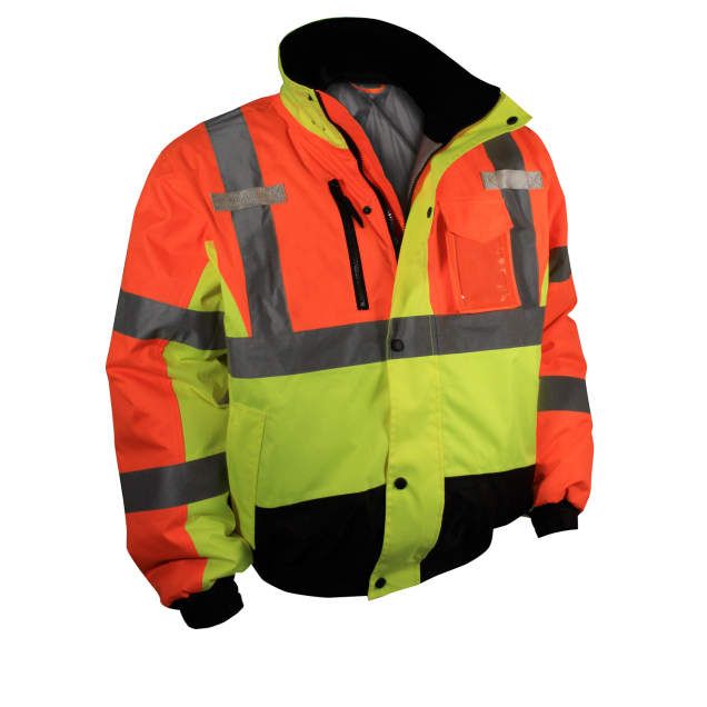 Radians Class 3 Weather Proof Multi-Color Bomber Jacket (#SJ12-3ZMS)