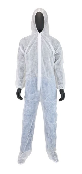 PIP® Standard Weight 20GSM SBP Coverall with Hood & Boot (#3509)