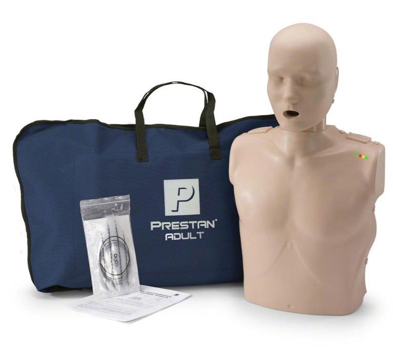 PRESTAN Professional Manikin (Single), Adult Medium Skin Tone with CPR Monitor (#PP-AM-100M-MS) PRESTAN Professional Manikin (Single), Adult Medium Skin Tone with CPR Monitor (#PP-AM-100M-MS)