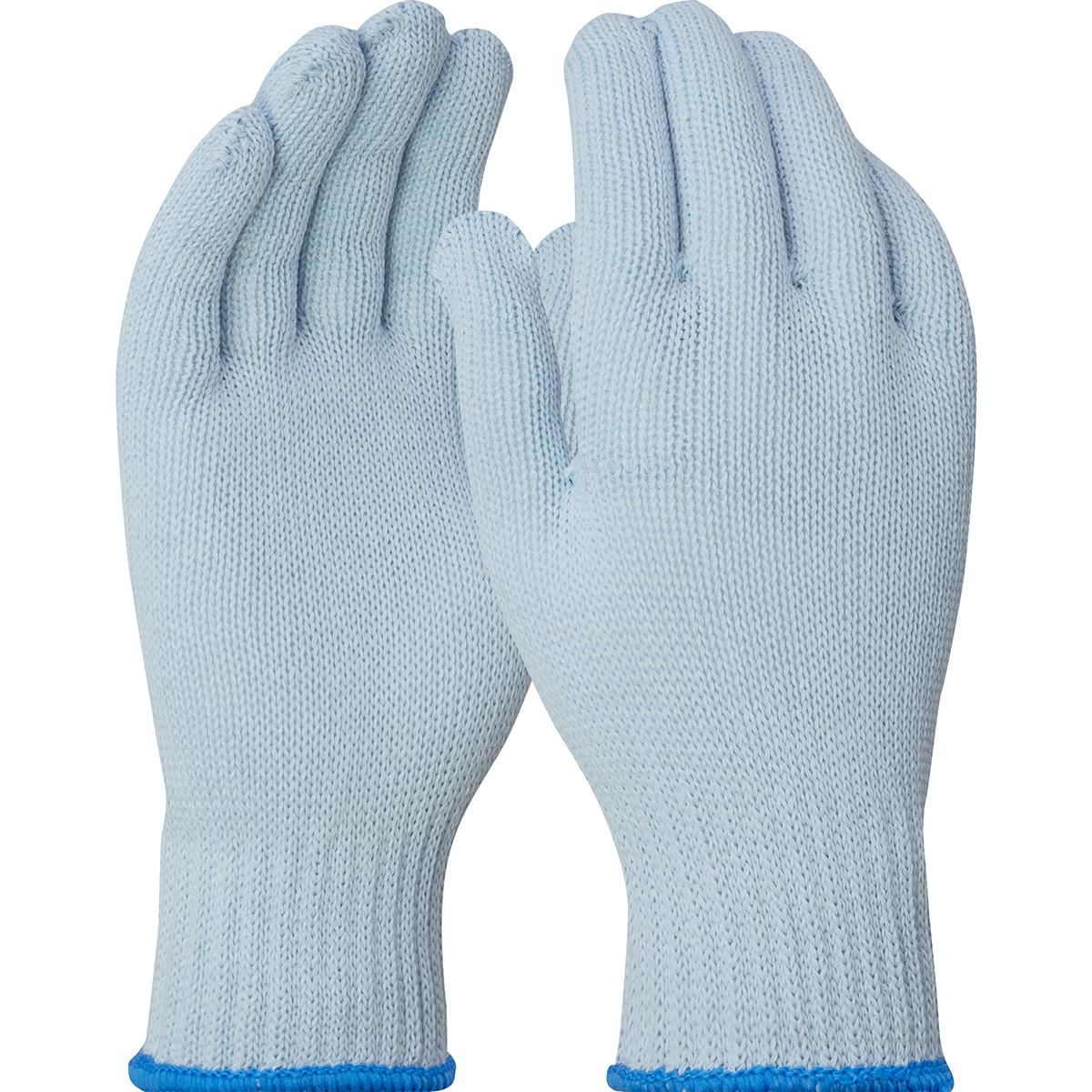 PIP ECO Series Medium Weight Seamless Knit Cotton/Recycled Polyester Glove - Blue  (#IM2270T)