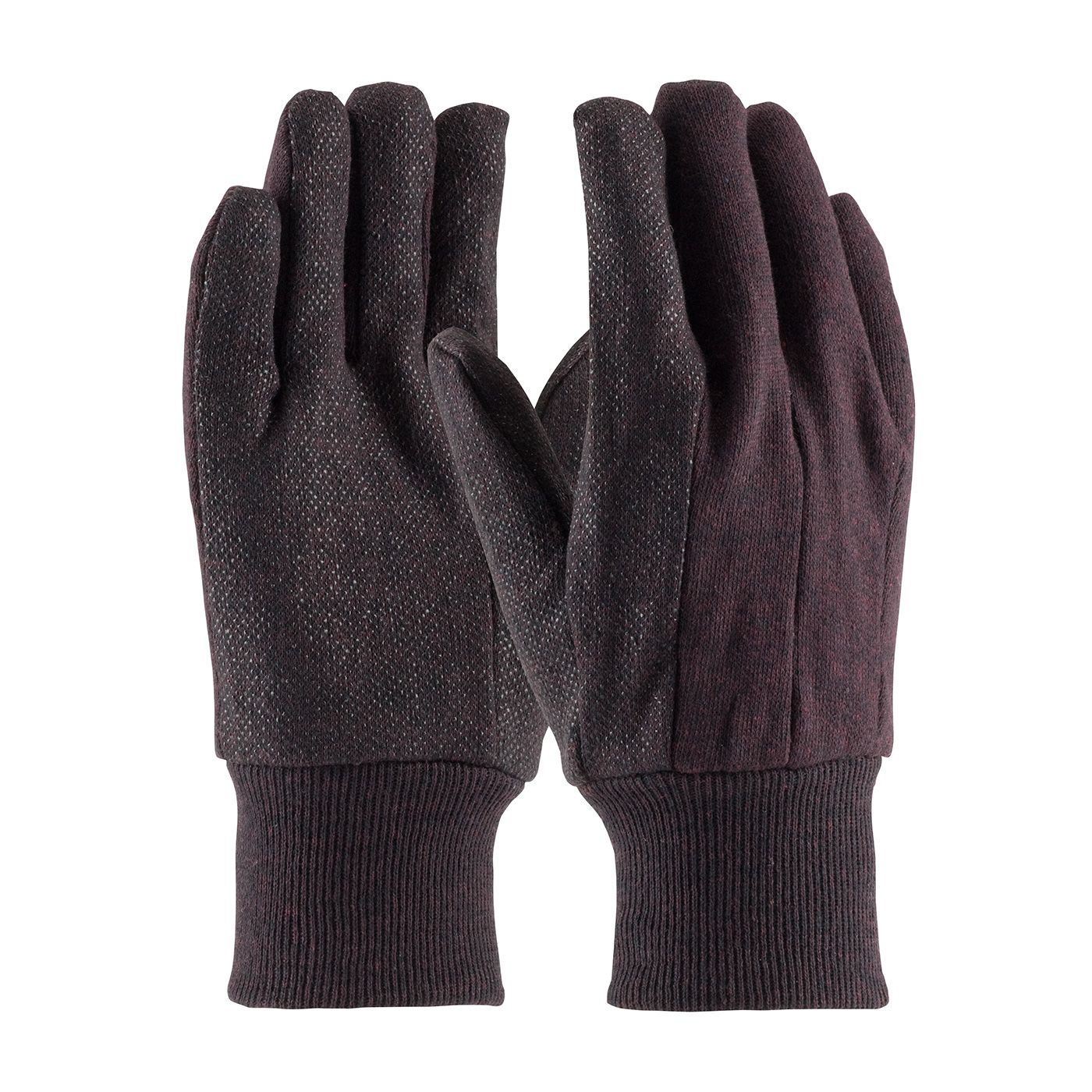 PIP Regular Weight Polyester/Cotton Jersey Glove with PVC Dotted Grip - Men's  (#95-809PD)