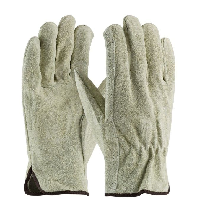 PIP Regular Grade Split Cowhide Leather Drivers Glove - Straight Thumb (#69-134) PIP Regular Grade Split Cowhide Leather Drivers Glove - Straight Thumb (#69-134)