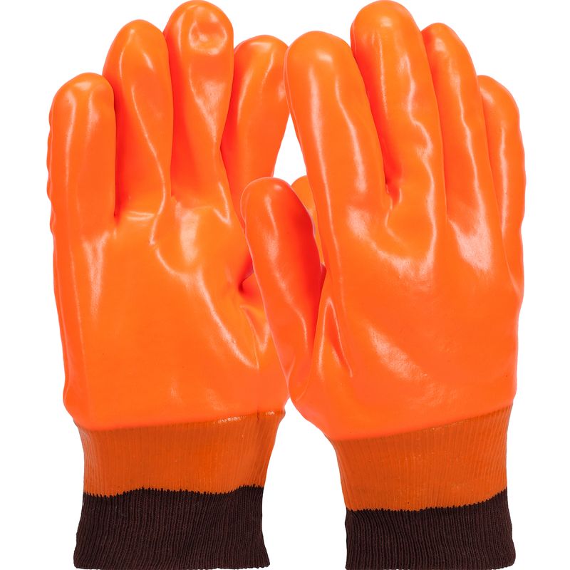 PIP® PVC Dipped Glove with Jersey Liner and Smooth Finish - Insulated & Waterproof (#1007OR)