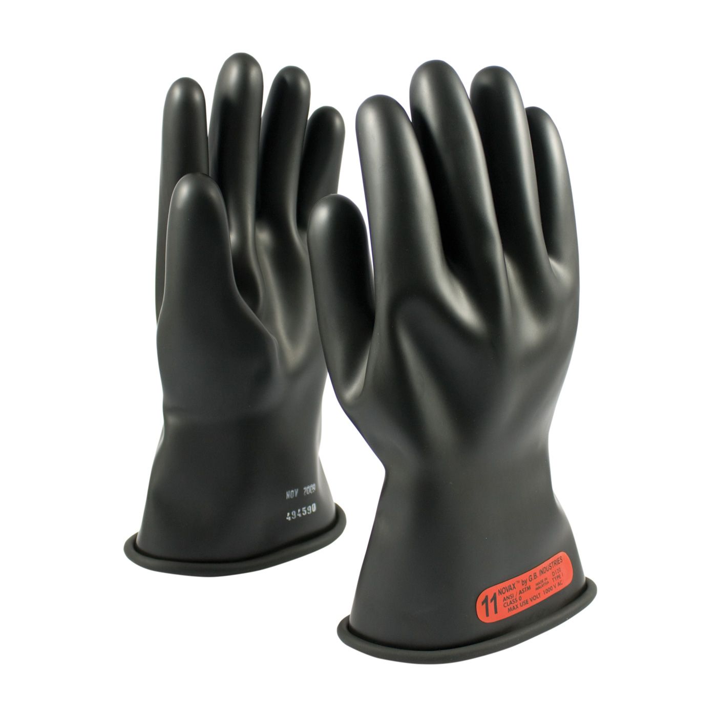 NOVAX® Class 0 Rubber Insulating Glove with Straight Cuff - 11 NOVAX® Class 0 Rubber Insulating Glove with Straight Cuff - 11" (#150-0-11)