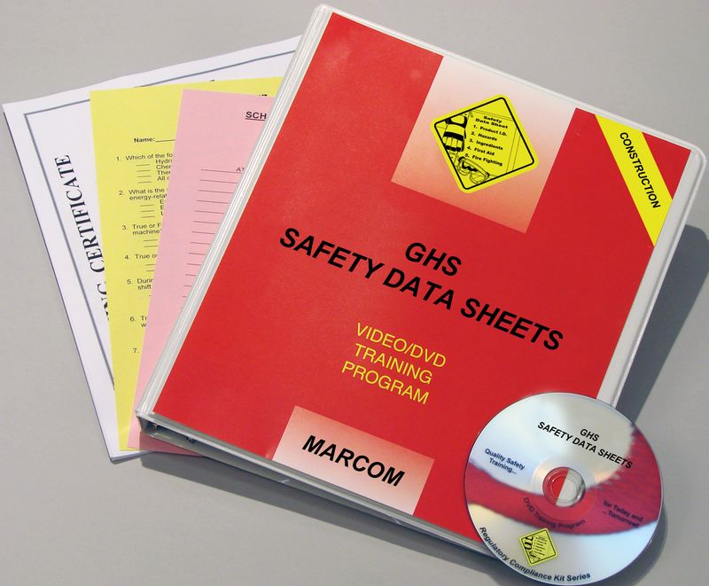 GHS Safety Data Sheets in Construction Environments DVD Program (#V0003589ET)