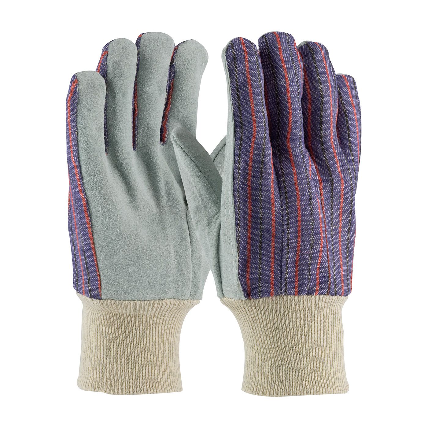 PIP Regular Grade Cowhide Leather Palm Glove with Fabric Back - Knitwrist (#86-4104) PIP Regular Grade Cowhide Leather Palm Glove with Fabric Back - Knitwrist (#86-4104)