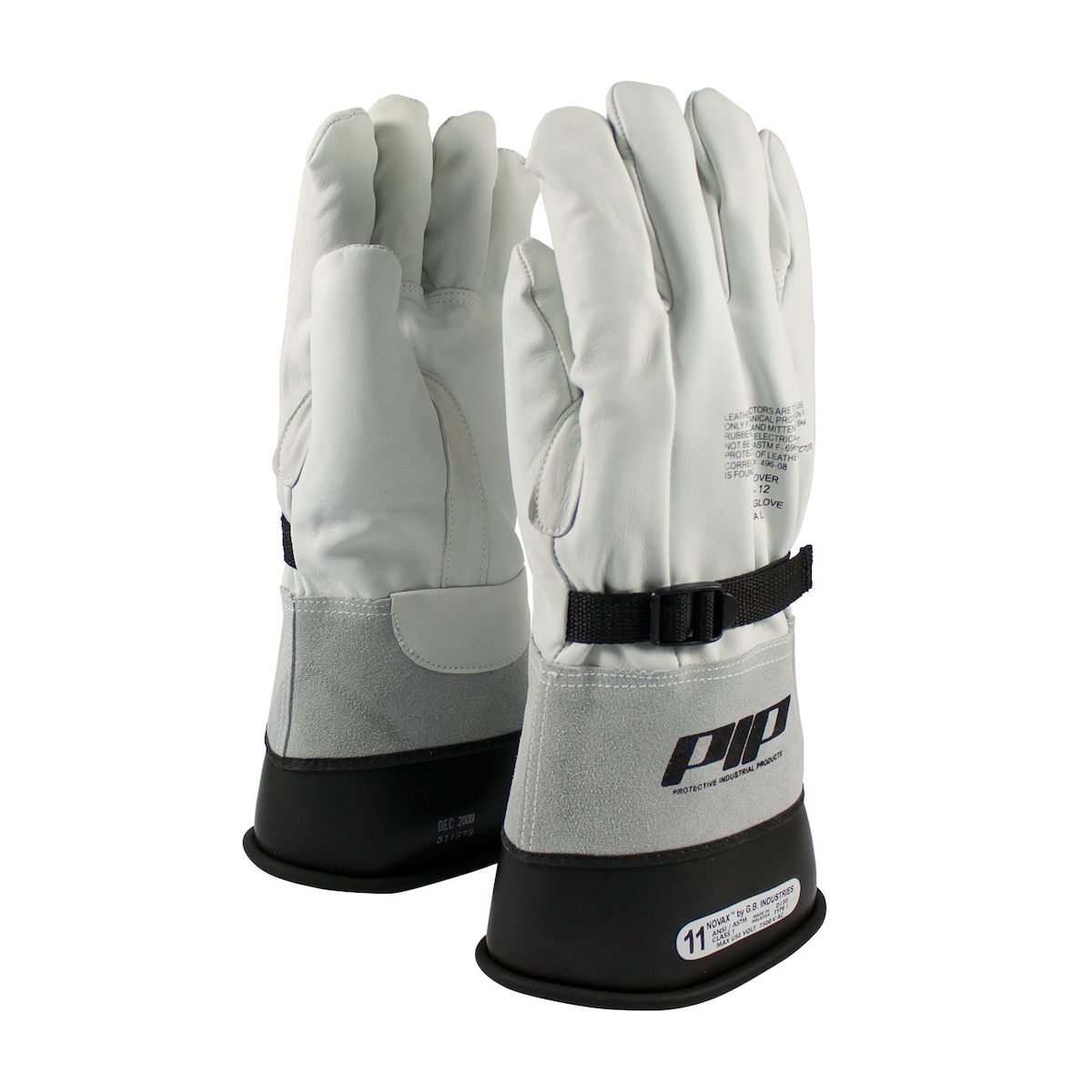 PIP Top Grain Cowhide Leather Protector for Novax Gloves - Gauntlet Cuff  (#148-4000)