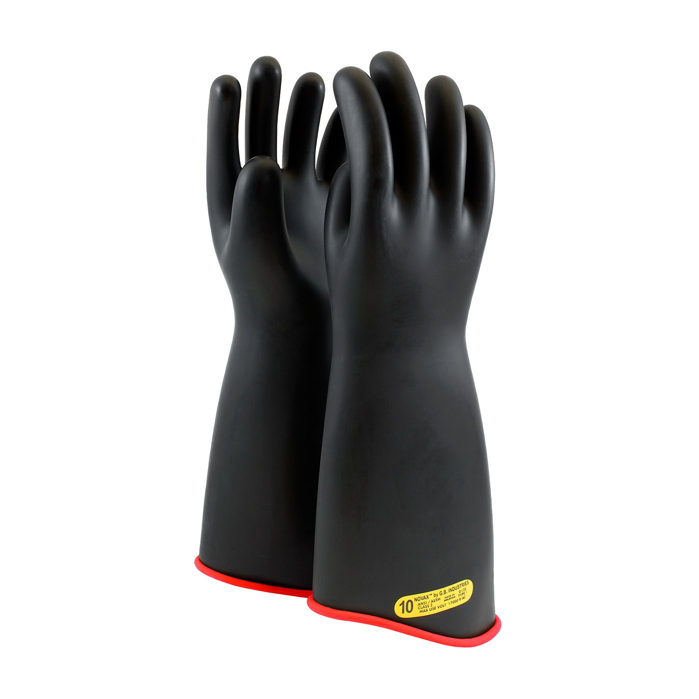 NOVAX® Class 2 Rubber Insulating Glove with Contour Cuff - 18 NOVAX® Class 2 Rubber Insulating Glove with Contour Cuff - 18" (#162-2-18)