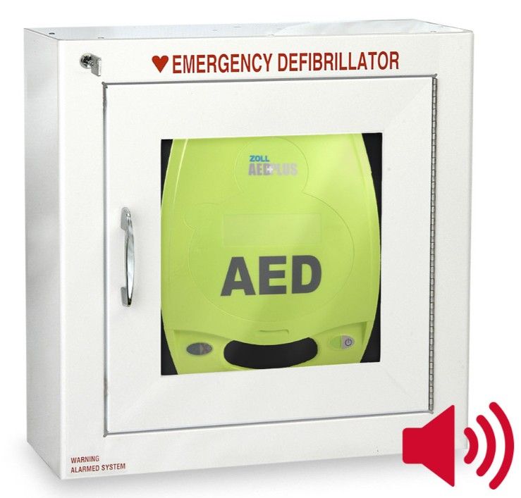 ZOLL AED Plus Standard Size Cabinet with Audible Alarm (#AMP180)