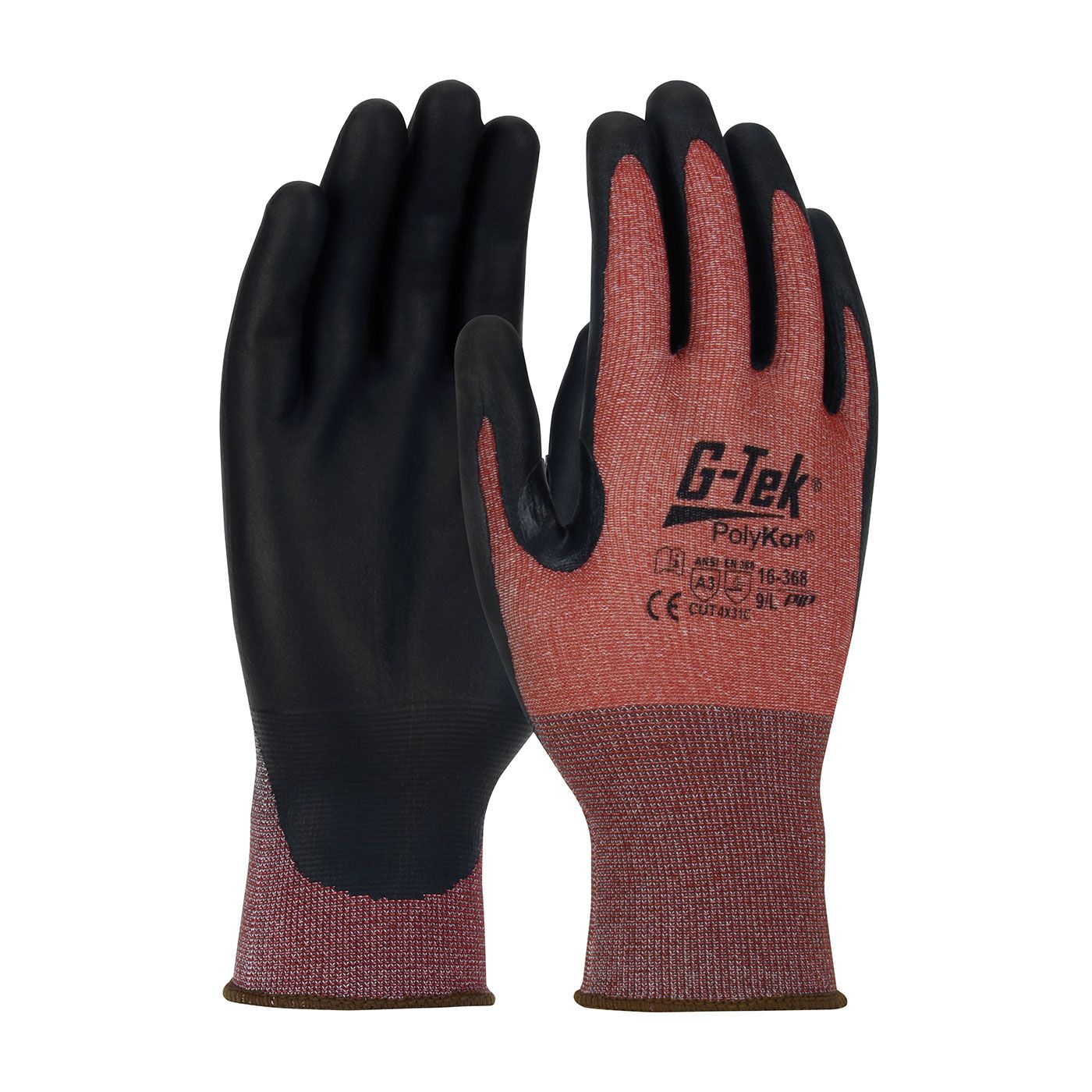 G-Tek® PolyKor® X7™ Seamless Knit PolyKor® X7™ Blended Glove with NeoFoam® Coated Grip on Palm & Fingers - Touchscreen (#16-368) G-Tek® PolyKor® X7™ Seamless Knit PolyKor® X7™ Blended Glove with NeoFoam® Coated Grip on Palm & Fingers - Touchscreen (#16-368)