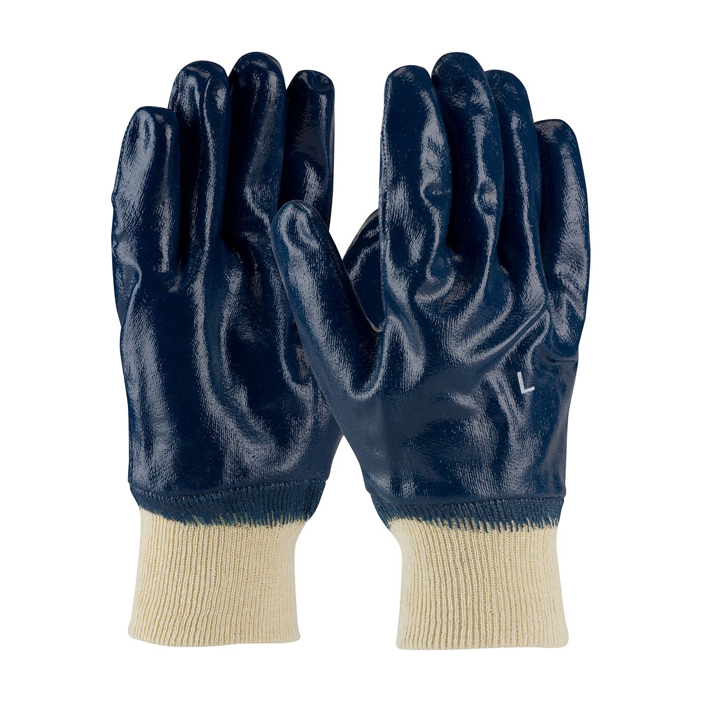 ArmorTuff Nitrile Dipped Glove with Jersey Liner and Smooth Finish on Full Hand - Knitwrist (#56-3152) ArmorTuff Nitrile Dipped Glove with Jersey Liner and Smooth Finish on Full Hand - Knitwrist (#56-3152)