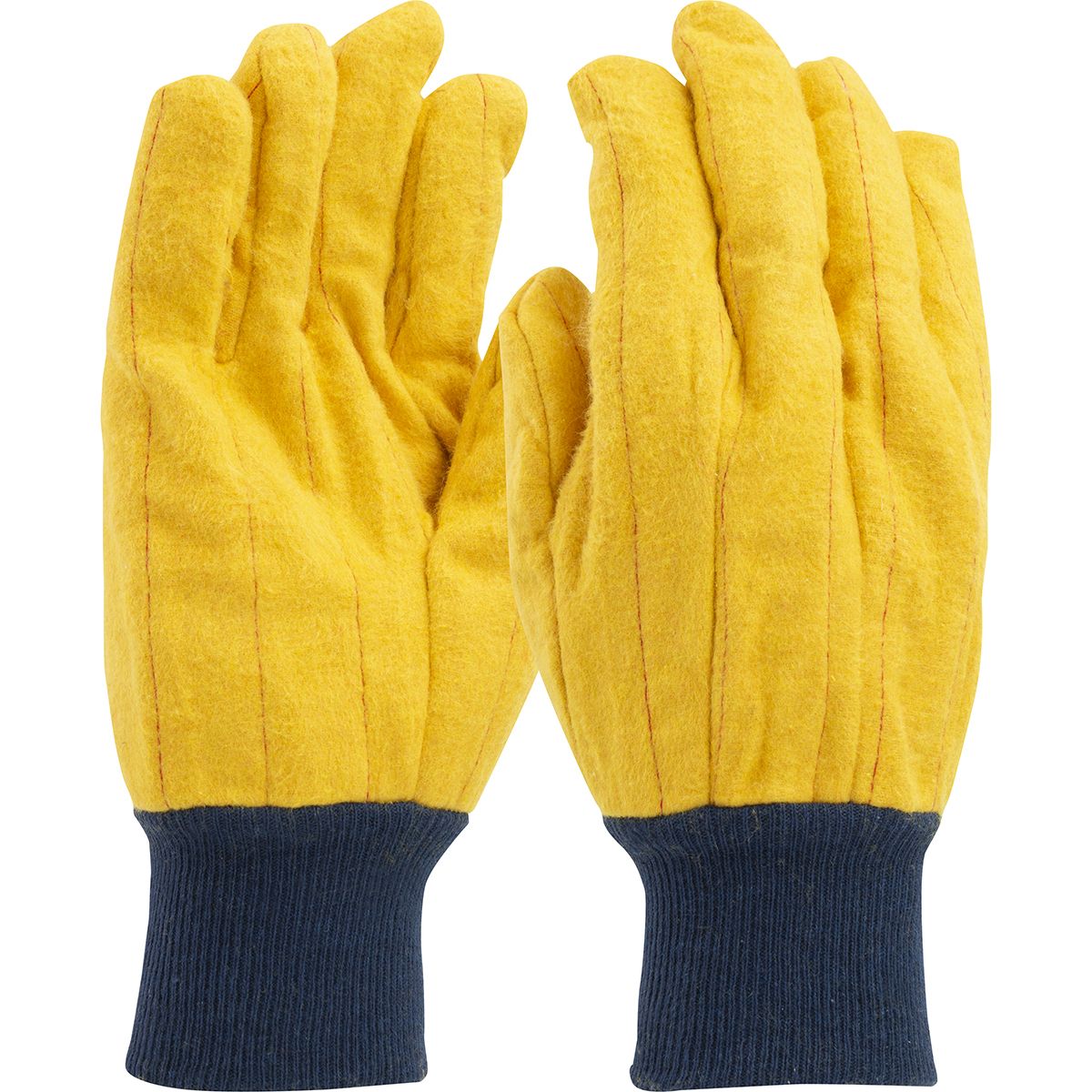 PIP Regular Grade Cotton Chore with Double Layer Palm, Single Layer Back and Nap-out Finish - Knitwrist (#FM18KWK) PIP Regular Grade Cotton Chore with Double Layer Palm, Single Layer Back and Nap-out Finish - Knitwrist (#FM18KWK)