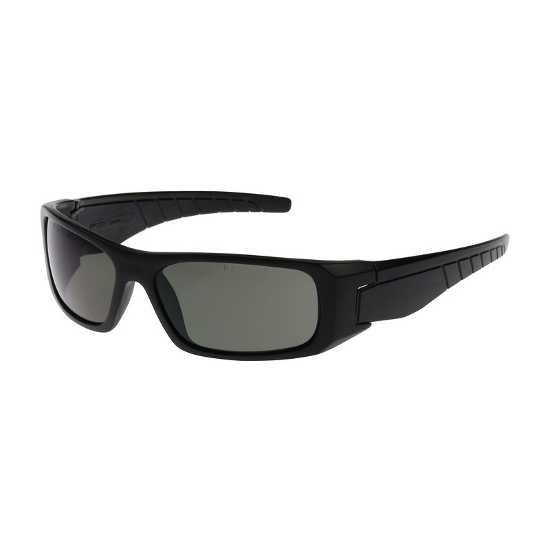 Squadron Full Frame Safety Glasses with Black Frame, Gray Lens and Anti-Scratch / Anti-Fog Coating  (#250-53-0021)