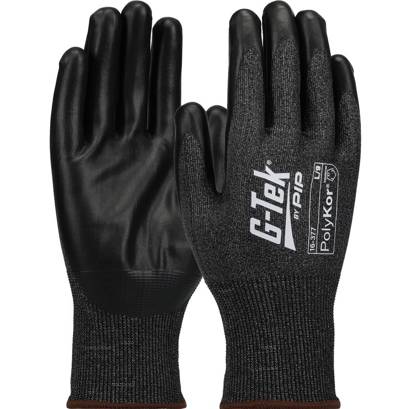 G-Tek® PolyKor® X7™ Seamless Knit A7 PolyKor® X7™ Blended Glove with NeoFoam® Coated Grip on Palm & Fingers - Touchscreen (#16-377)
