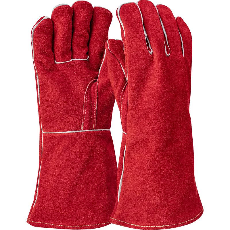 Ironcat® Superior Grade Split Cowhide Leather Welder's Glove with Cotton Lining (#9400)