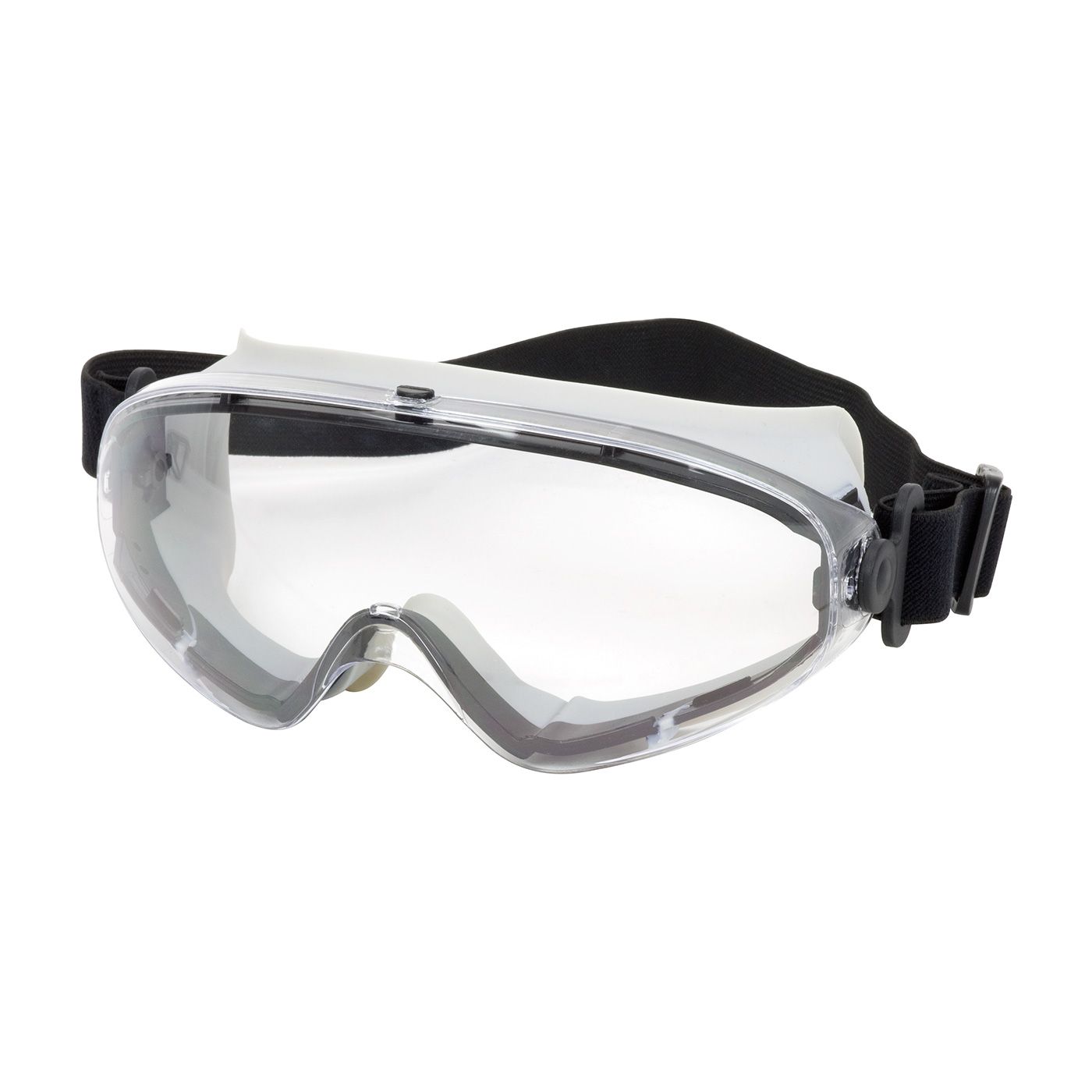 Fortis II Indirect Vent Goggle with Light Gray Body, Clear Lens and Anti-Scratch / Anti-Fog Coating - Non-Latex Strap  (#251-80-0020)