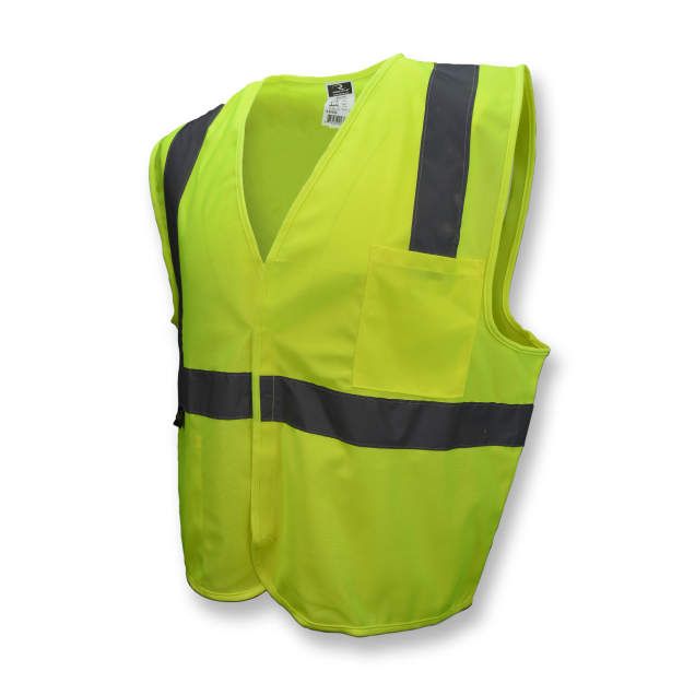 Economy Class 2 Vest, Hi-Viz Green Solid (#SV2GS) Economy Class 2 Vest, Hi-Viz Green Solid (#SV2GS)