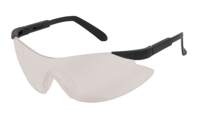 Wilco Rimless Safety Glasses with Black Temple, I/O Lens and Anti-Scratch Coating  (#250-92-0002)