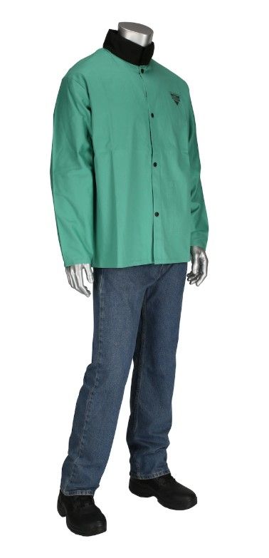 Ironcat® FR Treated 100 % Cotton Sateen Jacket (#7050) Ironcat® FR Treated 100 % Cotton Sateen Jacket (#7050)