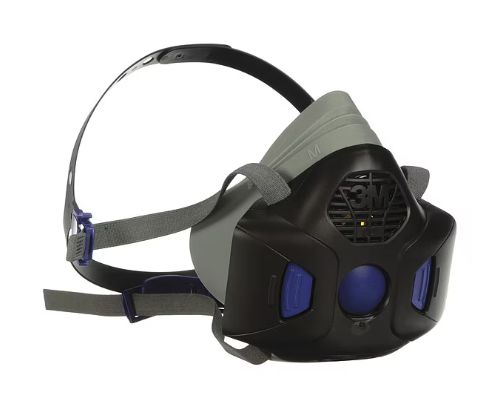 3M Secure Click Half Facepiece Reusable Respirator with Speaking Diaphragm, Small (#HF-801SD)