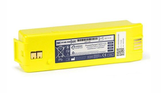 Intellisense Battery for Powerheart G3 AED, yellow (#9146-302)