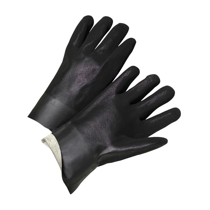 PIP® PVC Dipped Glove with Interlock Liner and Rough Sandy Finish - 10" Length  (#1017RF)